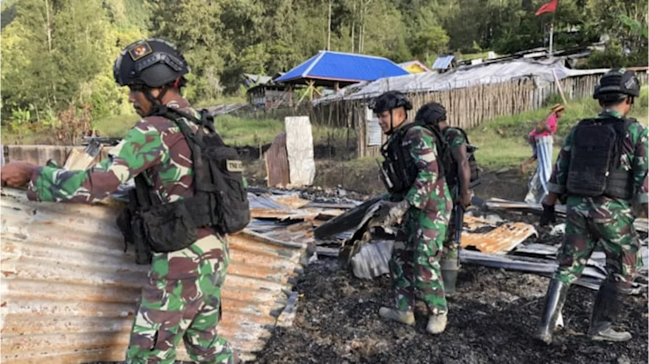 Pasca-Pukul Mundur OPM di Kampung Homeyo, Koops TNI Habema Dirikan Sekolah Lapangan untuk Warga