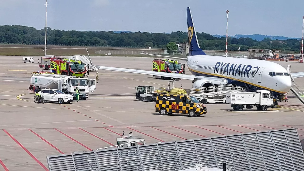 Sicherheitslandung am Flughafen Münster-Osnabrück