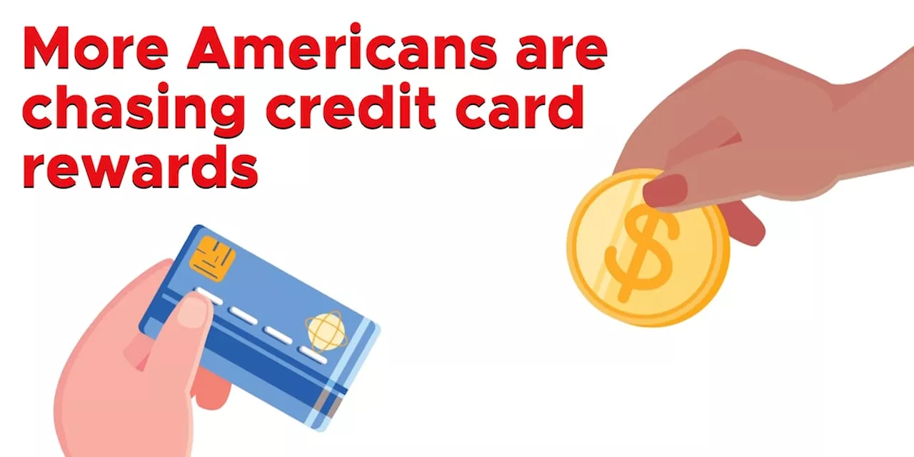 More Americans are chasing credit card rewards, study finds