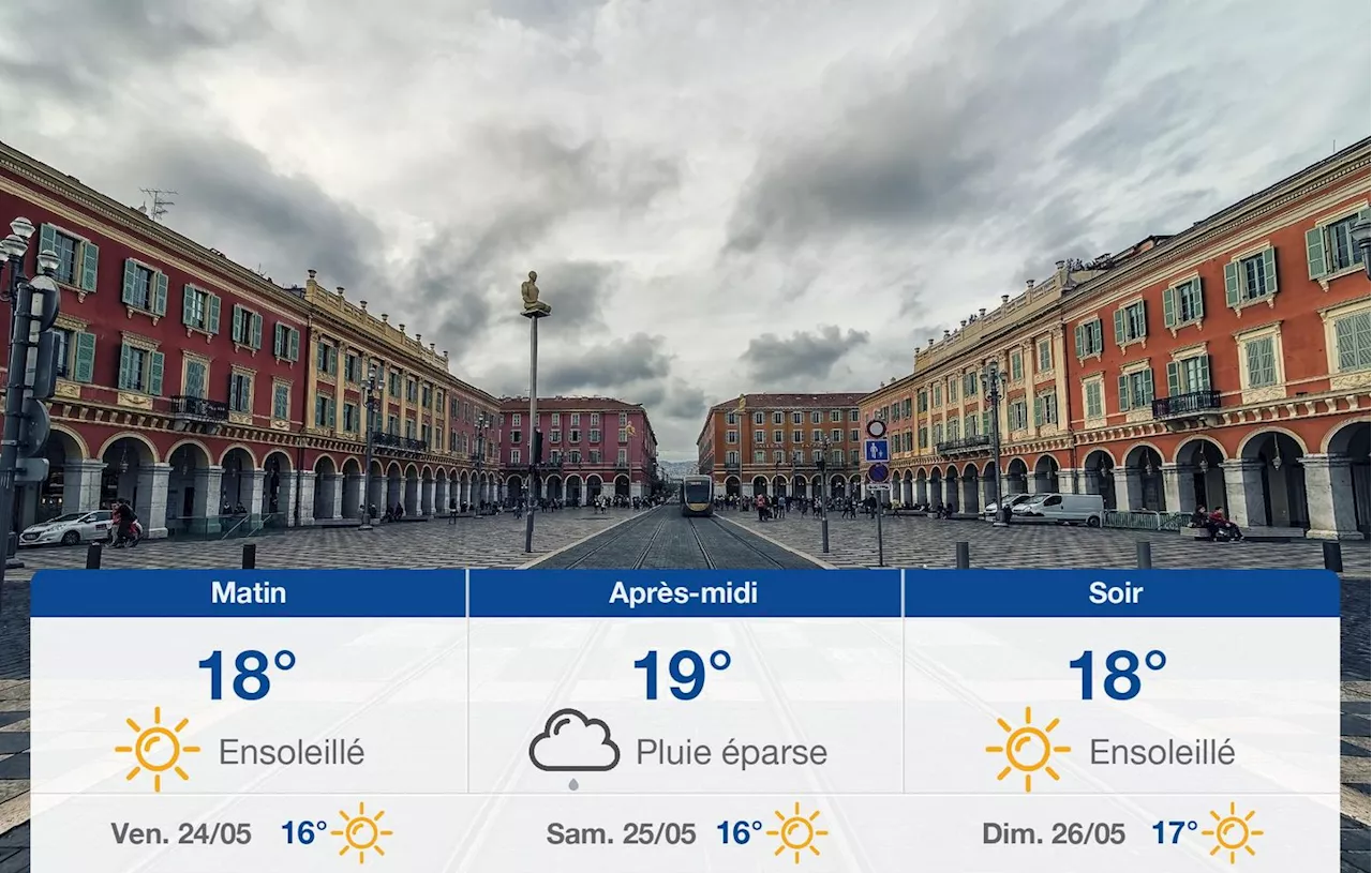 Météo Nice: prévisions du jeudi 23 mai 2024