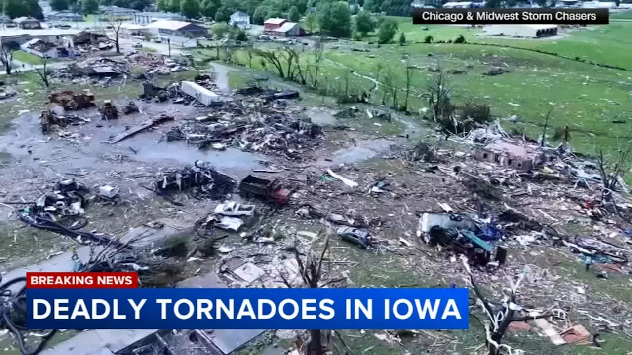 Iowa tornadoes kill 1, cause major damage in Greenfield, south of Des Moines, amid severe storms