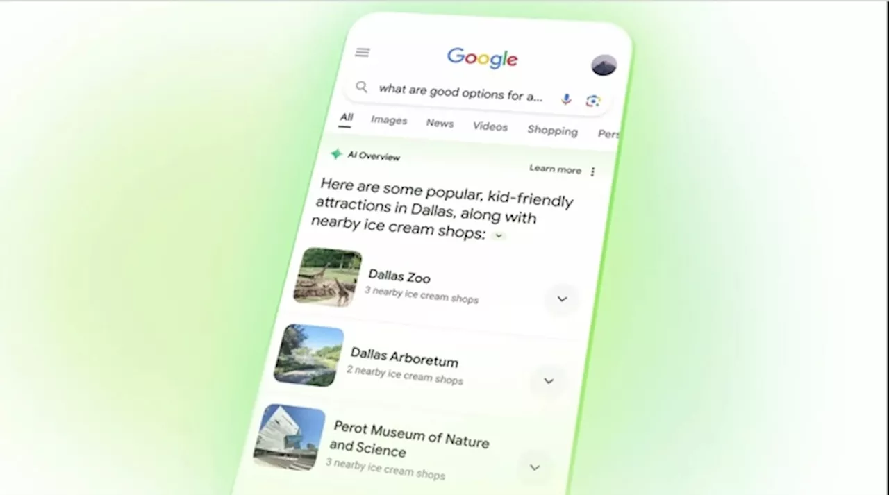 Google porterà gli annunci nella nuova ricerca con l'IA