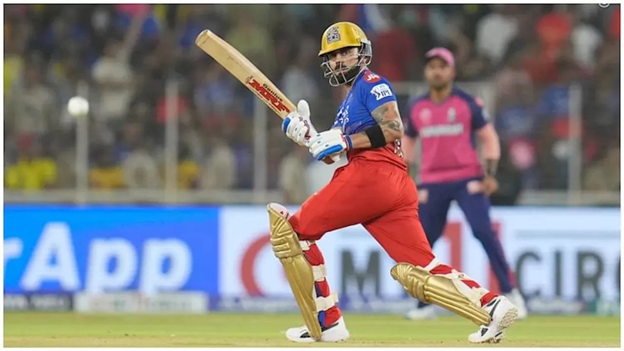 RR vs RCB Live Score: 10 ओवर के बाद बेंगलुरु 76/2, ग्रीन-रजत क्रीज पर, विराट और डुप्लेसिस आउट हुए