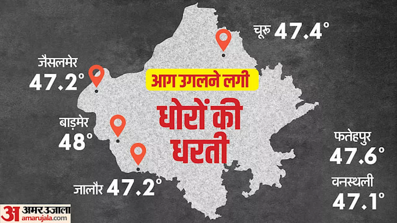 Rajasthan Weather: गर्मी से बुरा हाल, बाड़मेर में अधिकतम पारा 48 डिग्री पार, डूंगरपुर में 300 चमगादड़ों की मौत