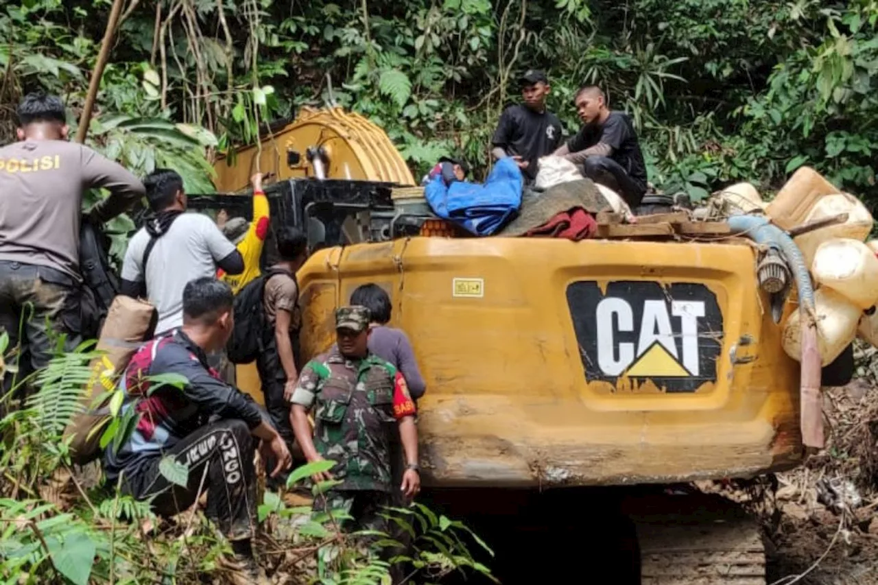 Polda Jambi tertibkan penambangan emas tanpa izin di Bungo