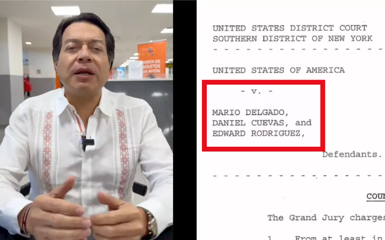 Hay otro ‘Mario Delgado’ procesado en EU por narco: Presidente de Morena