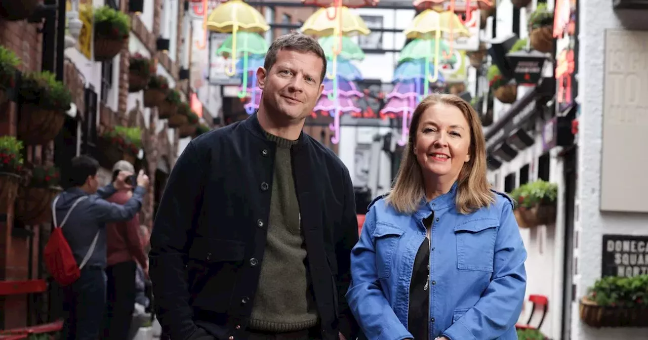 Dermot O'Leary touches down in Belfast for filming of new TV series