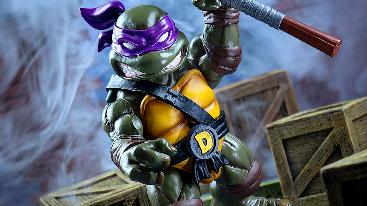 Donatello Joins Mondo's New 8' Teenage Mutant Ninja Turtles Figure