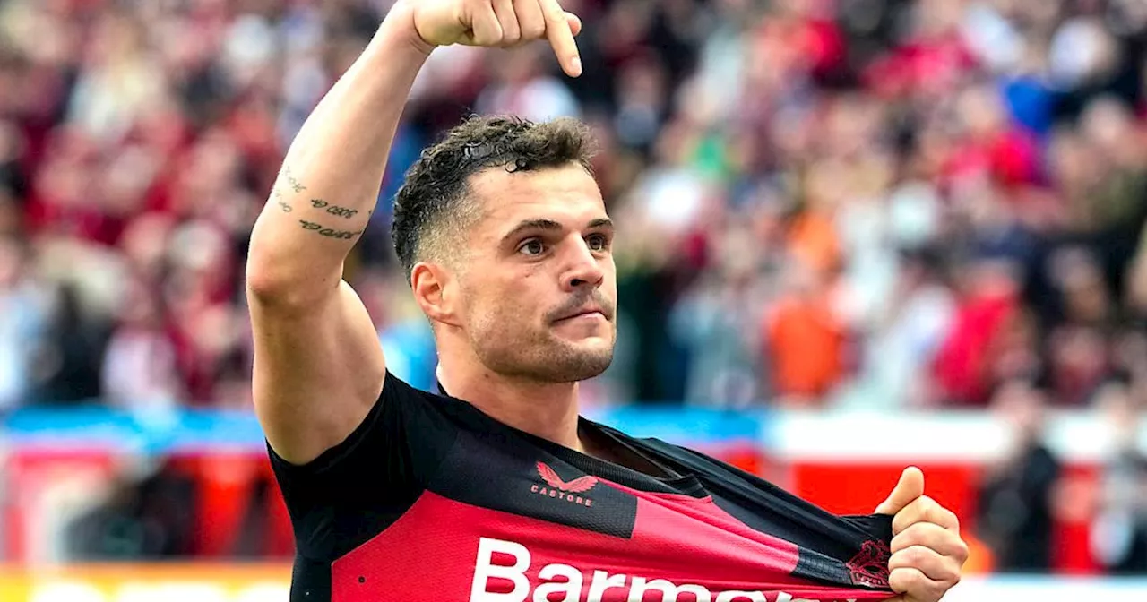 Granit Xhaka hat mit Leverkusen den zweiten Titel im Visier