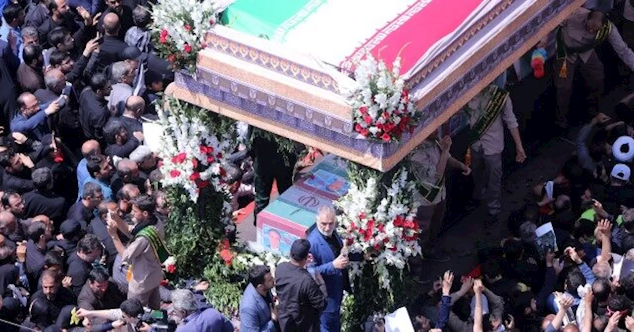 Thousands Chant ‘Death to America’ at Ayatollah-Led Funeral for Iran President