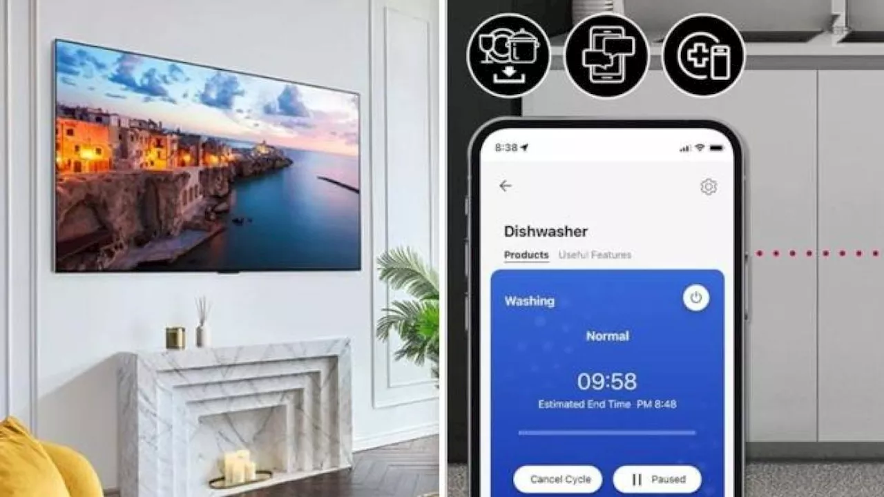 G3 Oled è il TV che dialoga con la lavastoviglie: come funziona ThinQ, l'app di domotica di LG