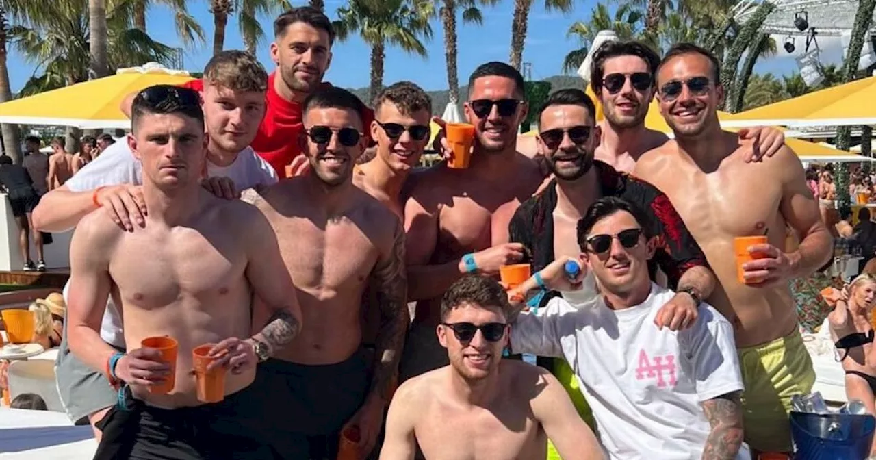 Accies stars living it up in Ibiza after Championship play-off final success