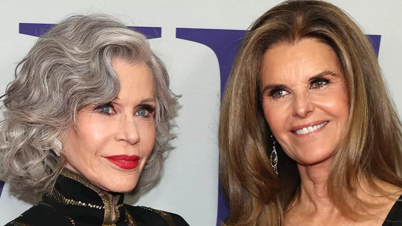 Jane Fonda, Maria Shriver and Kristen Wiig at the 49th Gracie Awards