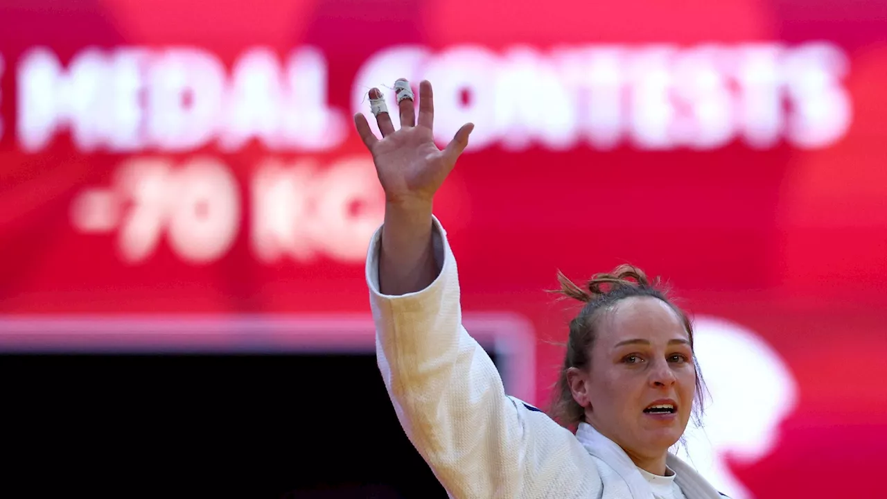 Après sa victoire sur Marie-Eve Gahié, Margaux Pinot championne du monde des -70 kgs