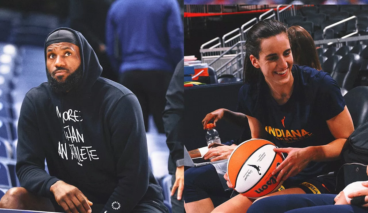 LeBron James defends Caitlin Clark and her WNBA impact, compares her critics to Bronny's