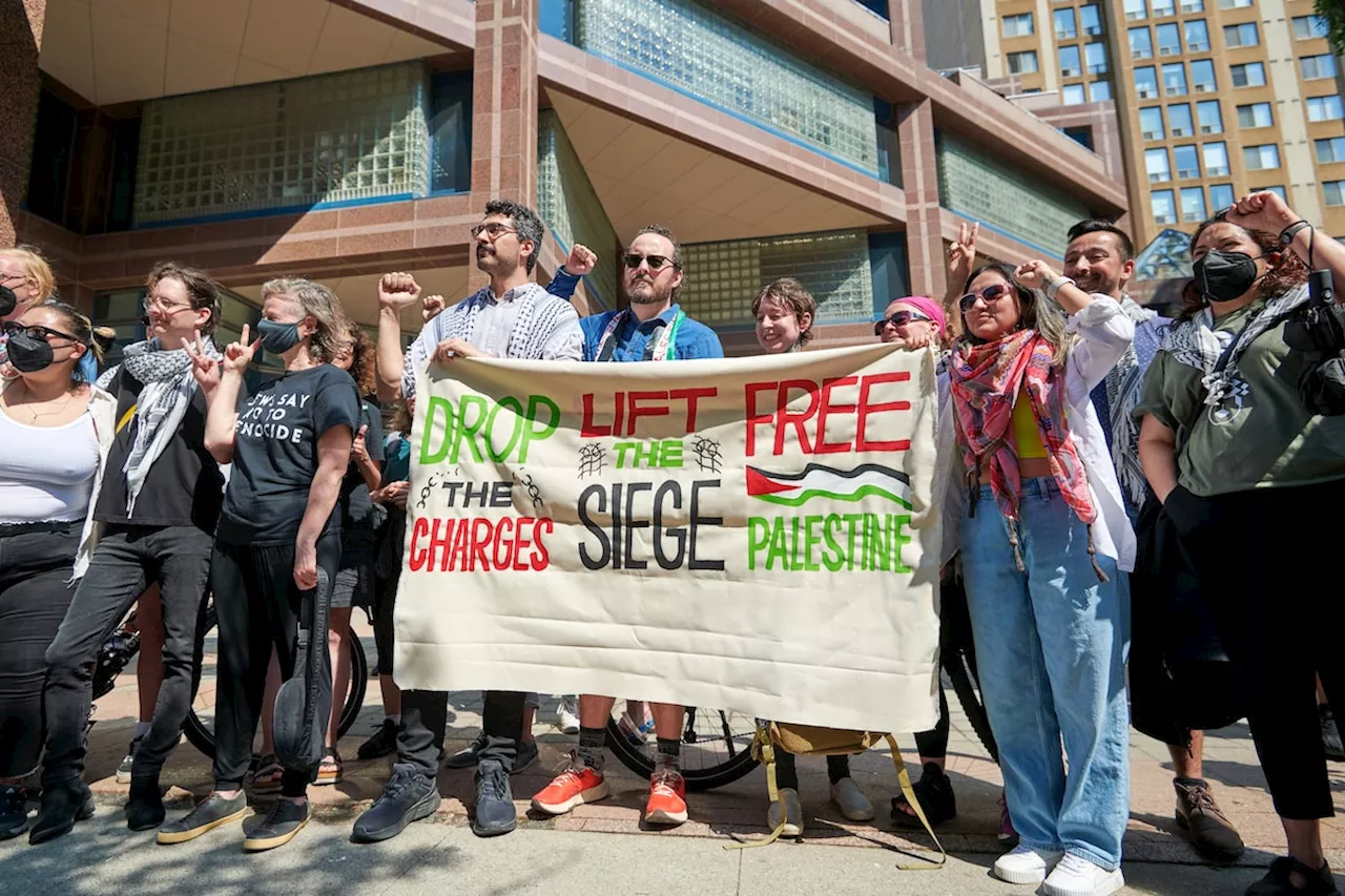 Charges dropped against four of 11 accused in Toronto Indigo vandalism amid Middle East protests