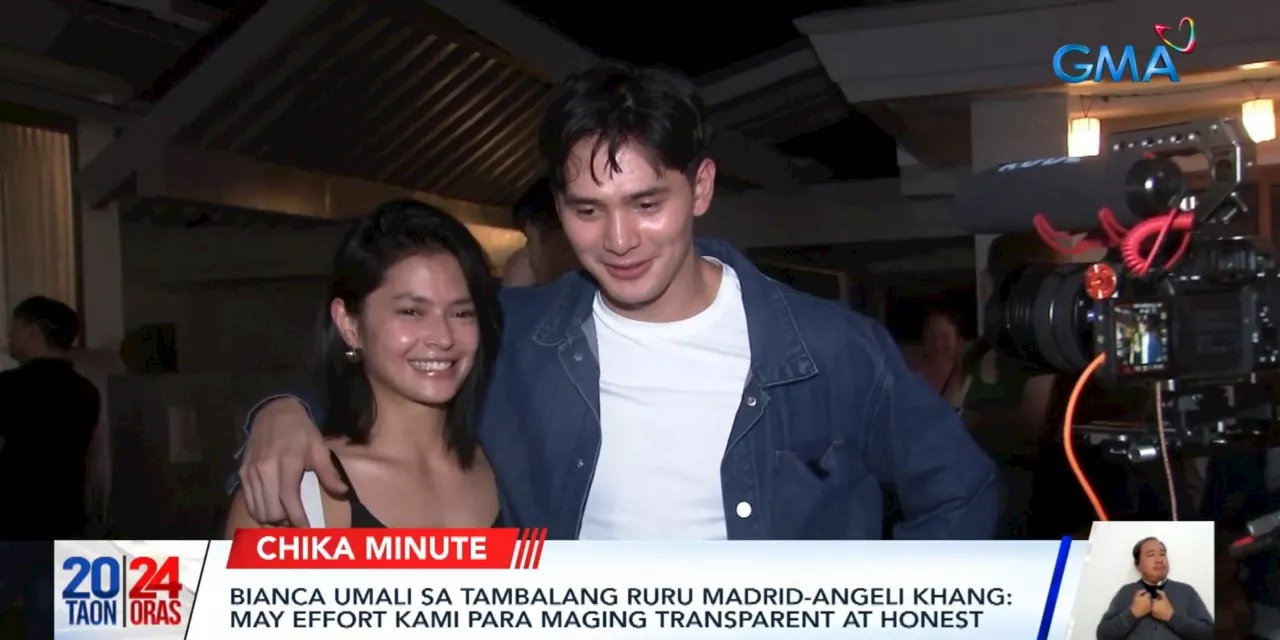 Bianca Umali says transparency with Ruru Madrid prevents jealousy when working with other stars