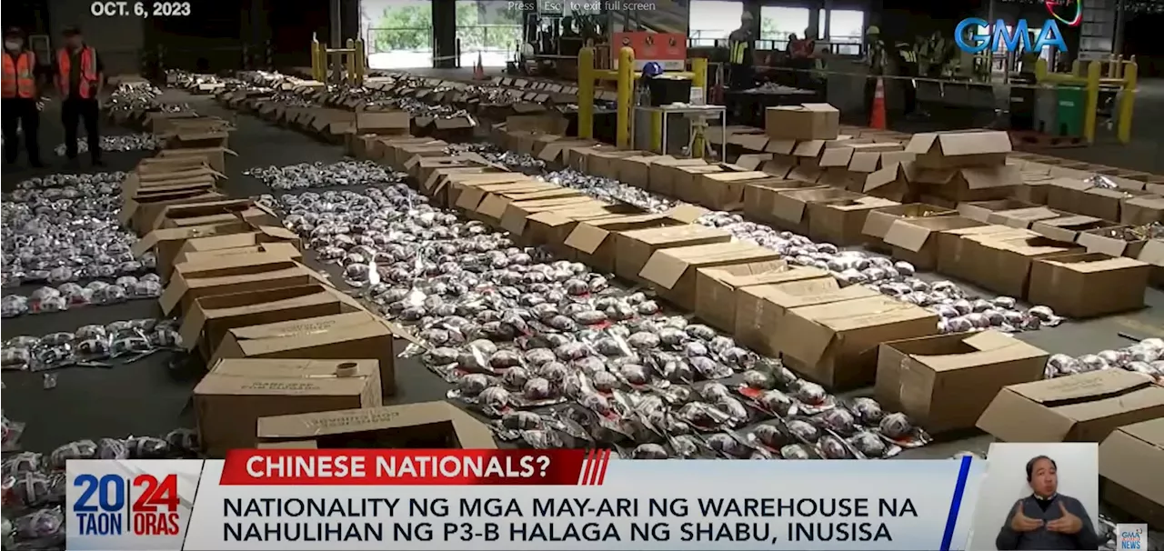 Pampanga warehouse with P3-B shabu owned by Chinese, not Pinoys — House panel