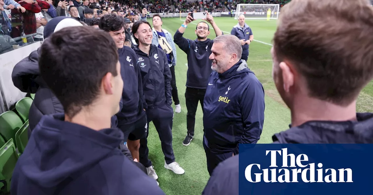 Jet lag, Cold Chisel and secret plans: Ange Postecoglou gives value for money on return to Australia