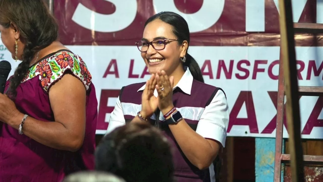 Lizett Arroyo vocera de Morena en Oaxaca, asegura que Claudia Sheinbaum ganó los tres debates presidenciales