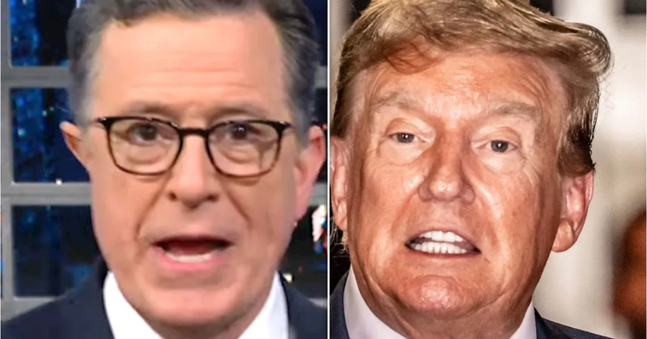 Stephen Colbert Gives Donald Trump's MAGA Slogan A Brutal New Meaning