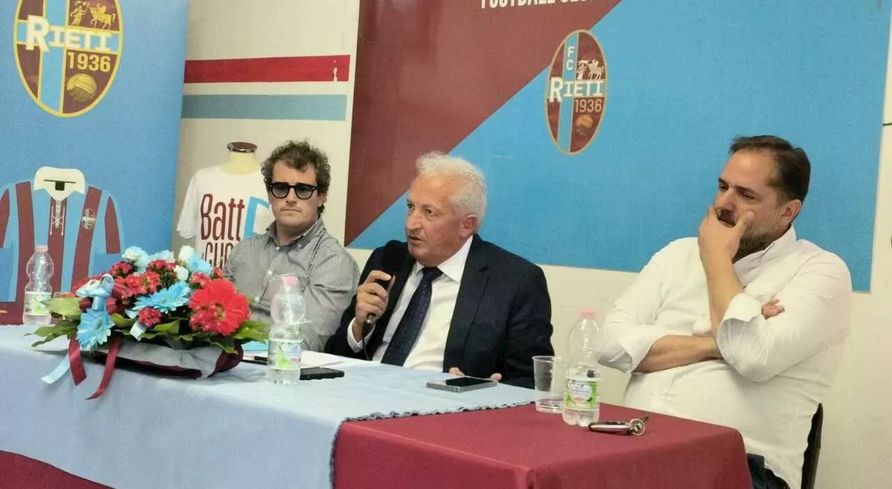 Fc Rieti, sarà Lorenzo Pezzotti l'allenatore. Leoncini sullo stadio: «Studieremo il bando e decideremo il da f