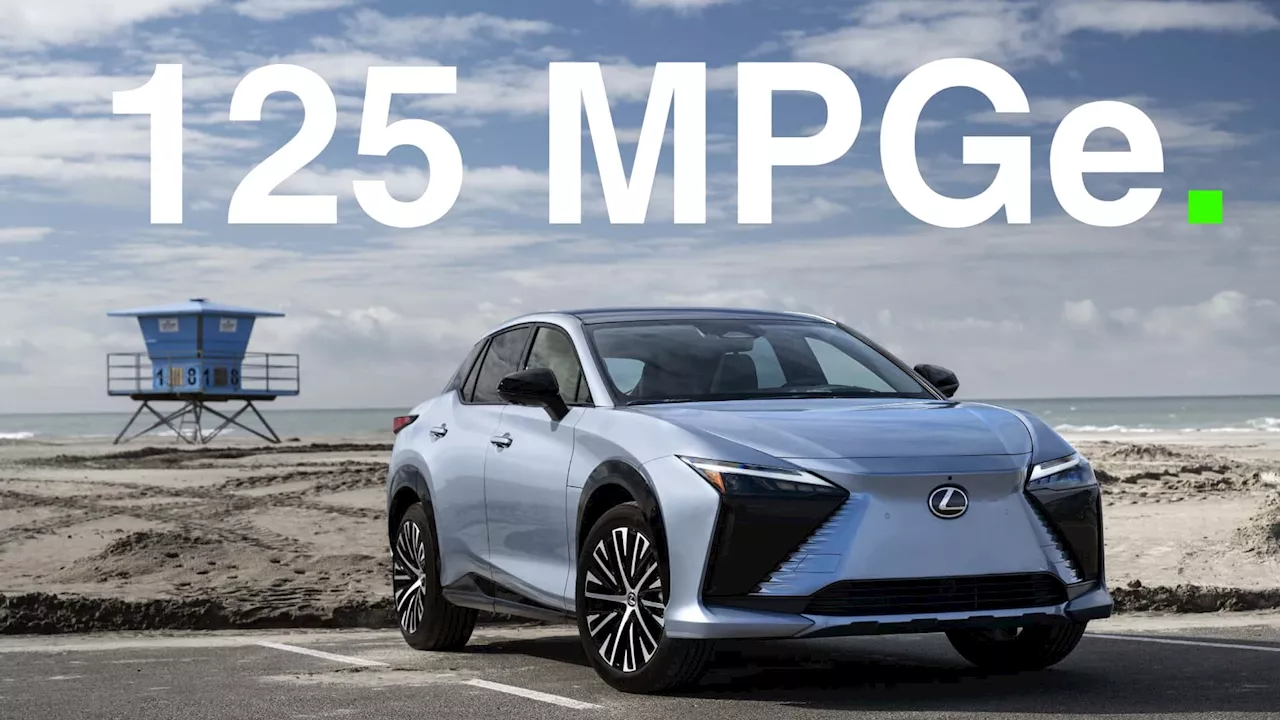 Lexus RZ 300e Surprises With 125 MPGe EPA Rating That Beats Tesla Model Y