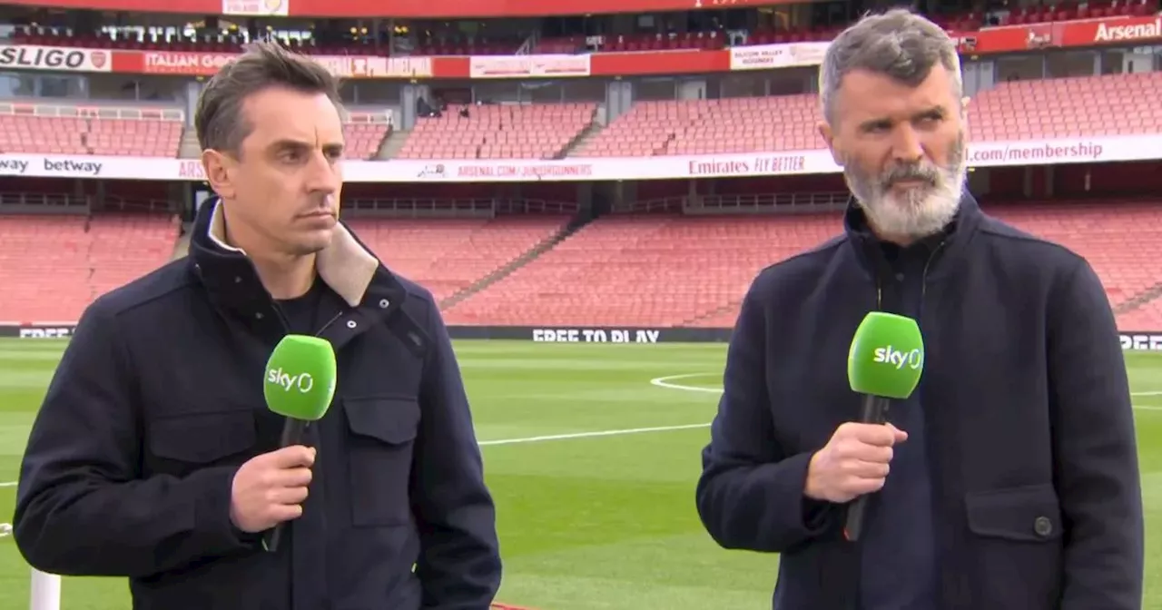 Roy Keane hilariously calls Gary Neville up on his name for Sir Alex Ferguson