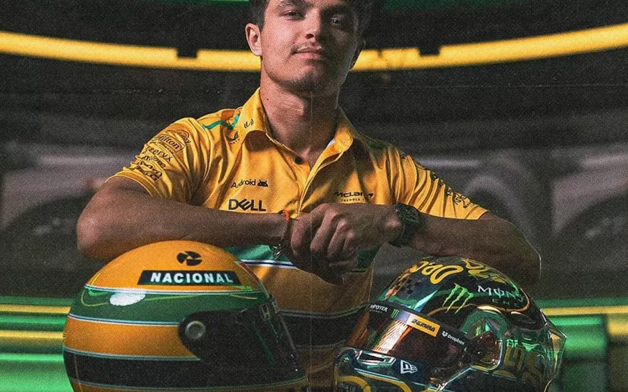 Fórmula 1: Lando Norris fará homenagem para Ayrton Senna no GP de Mônaco