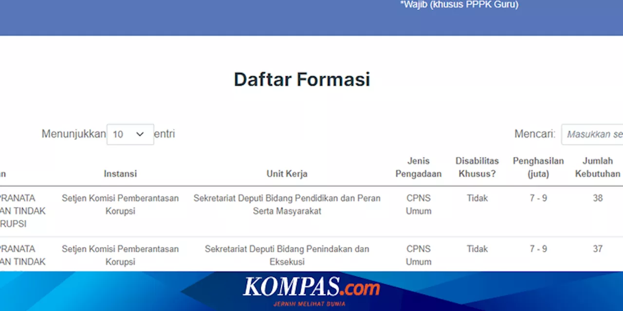 Dibuka Juni, Simak Syarat dan Cara Cek Formasi CPNS 2024