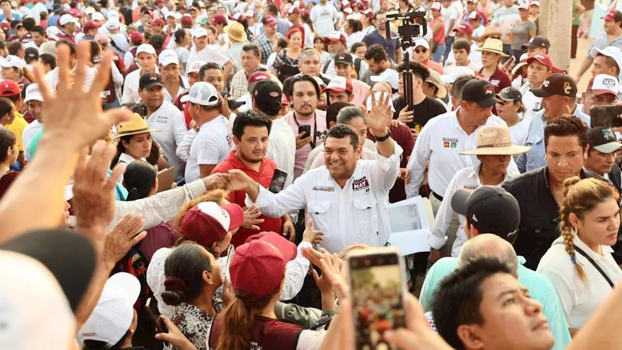 El pueblo defiende la transformación; es la fiesta de la democracia: Javier May