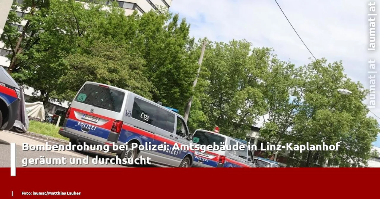 Bombendrohung bei Polizei: Amtsgebäude in Linz-Kaplanhof geräumt und durchsucht