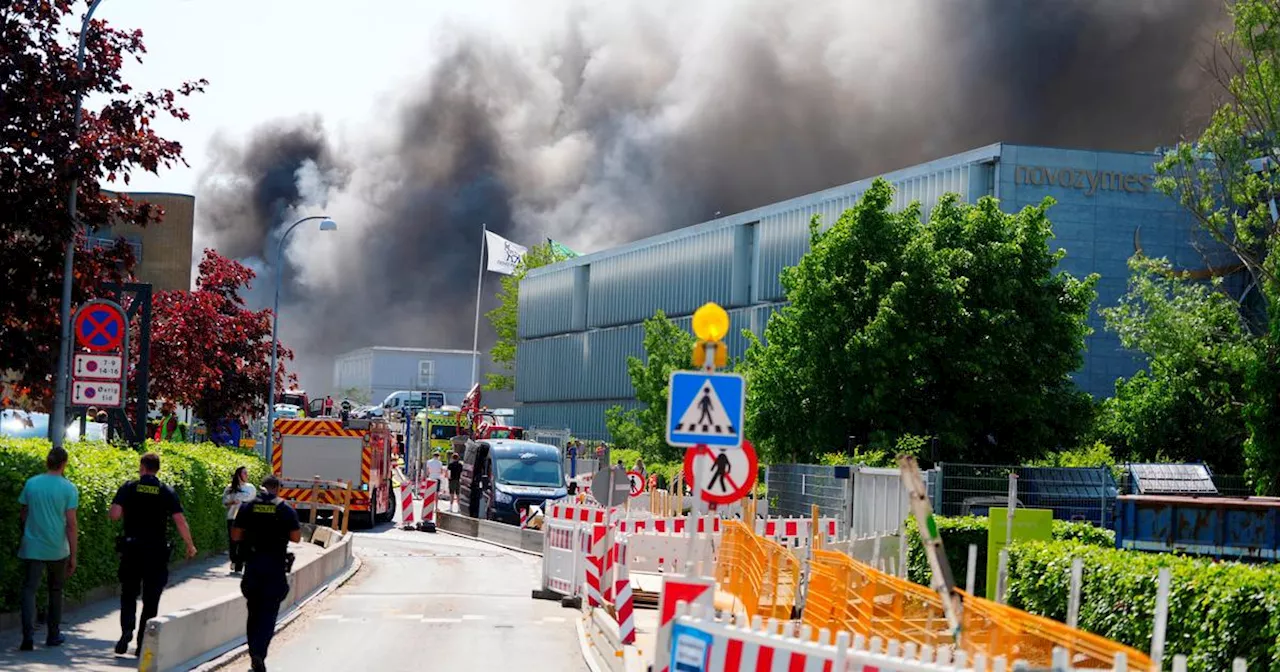 Incendie massif dans les bureaux du géant pharmaceutique danois Novo Nordisk