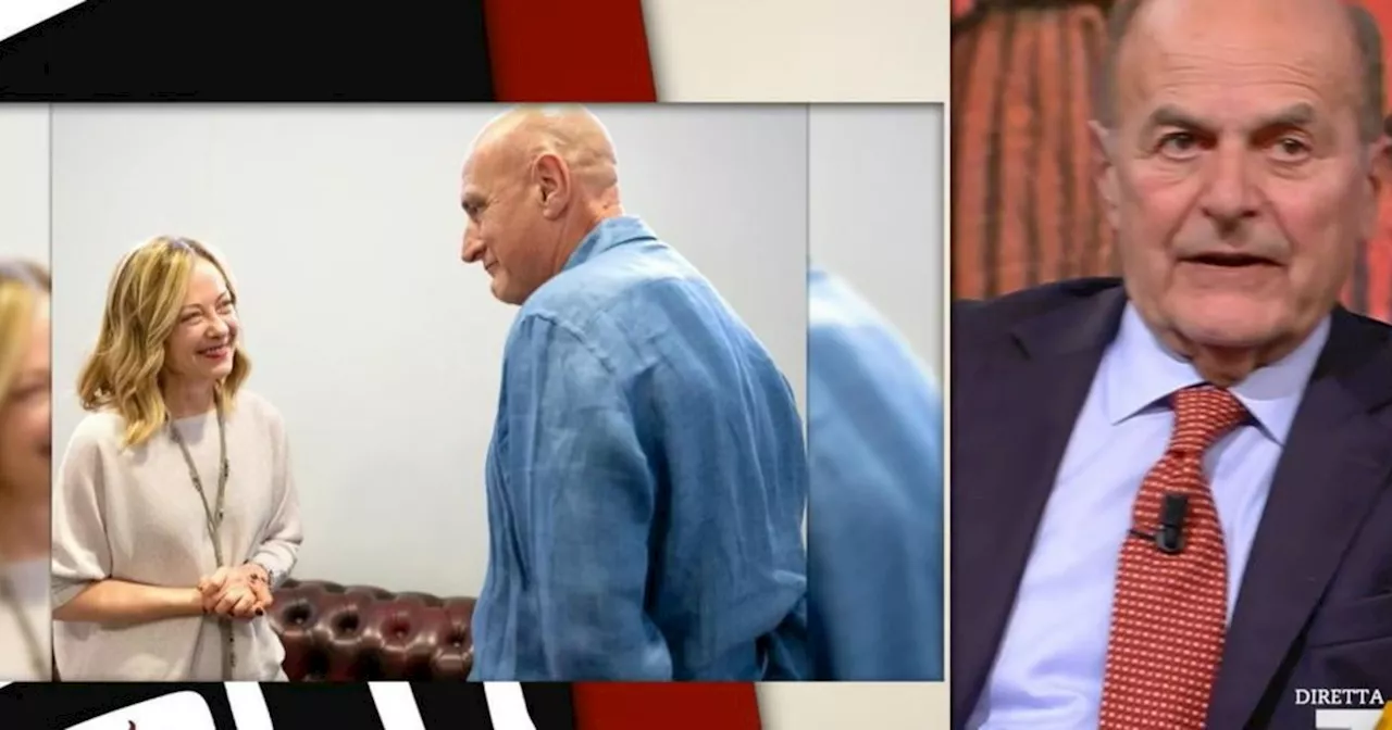 Di Martedì, Bersani infanga Meloni: &#034;Chico Forti può fare il carcere a Palazzo Chigi&#034;