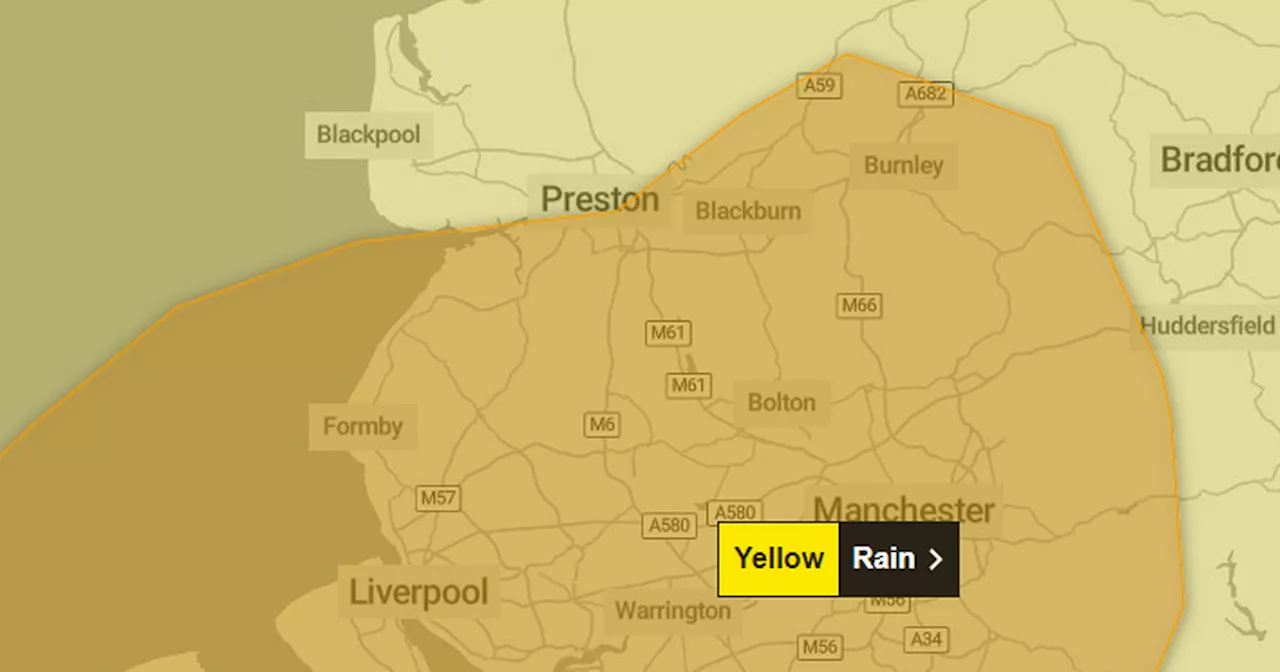 Met Office upgrades Lancashire weather warning to amber as torrential rain hits