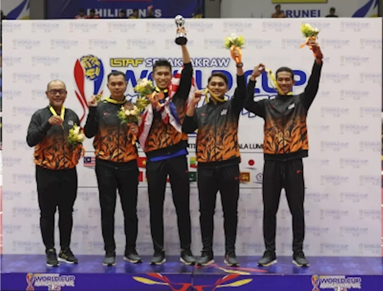 Sepak Takraw World Cup: Double celebration as Malaysia beat Thailand 2-0 to win regu title