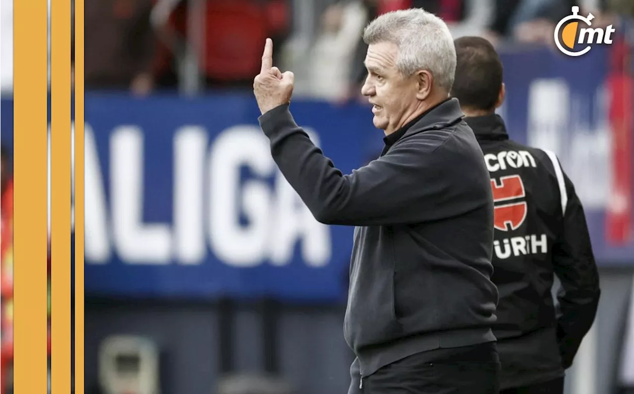 Mallorca le informa a Javier Aguirre que no será más su entrenador