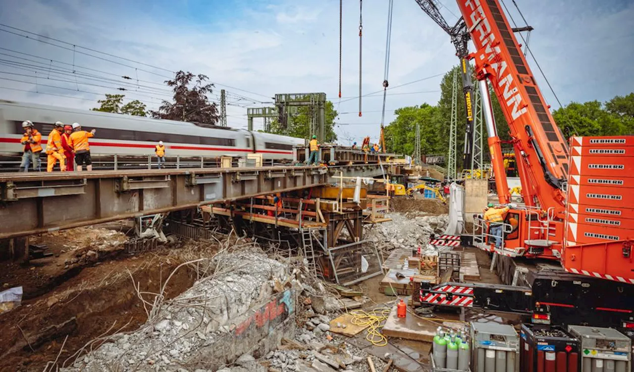 Neue Brücke an der Alster: Wann die S-Bahn wieder über die City-Strecke fährt