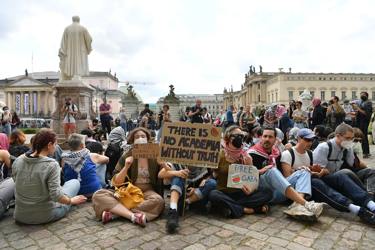 Propalästinensische Aktivisten besetzen Berliner Uni