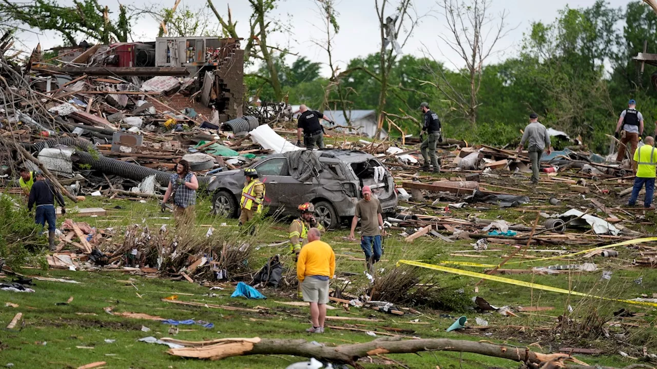 Tornado kills multiple people in Iowa as powerful storms again tear through Midwest