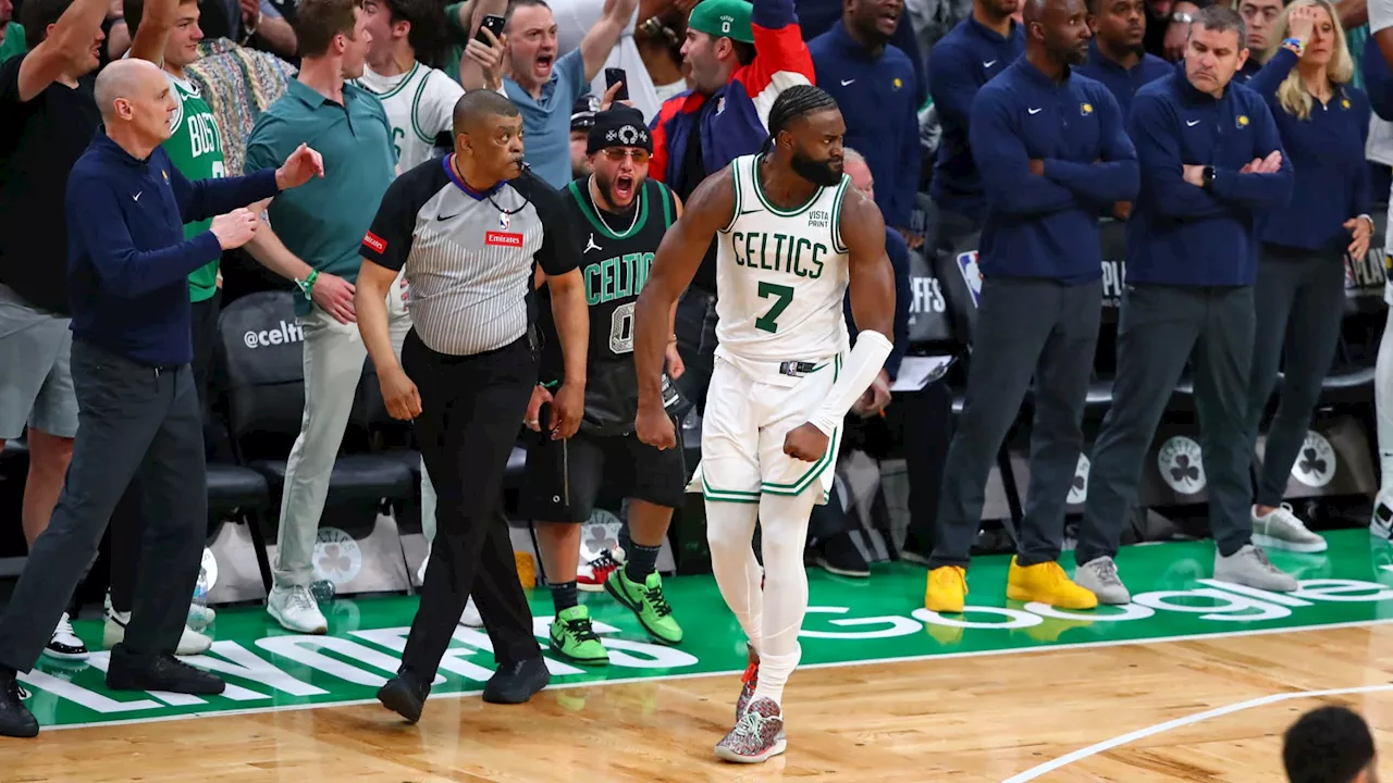 NBA: Jaylen Brown sauve Boston qui prend l'avantage en finale de conférence Est