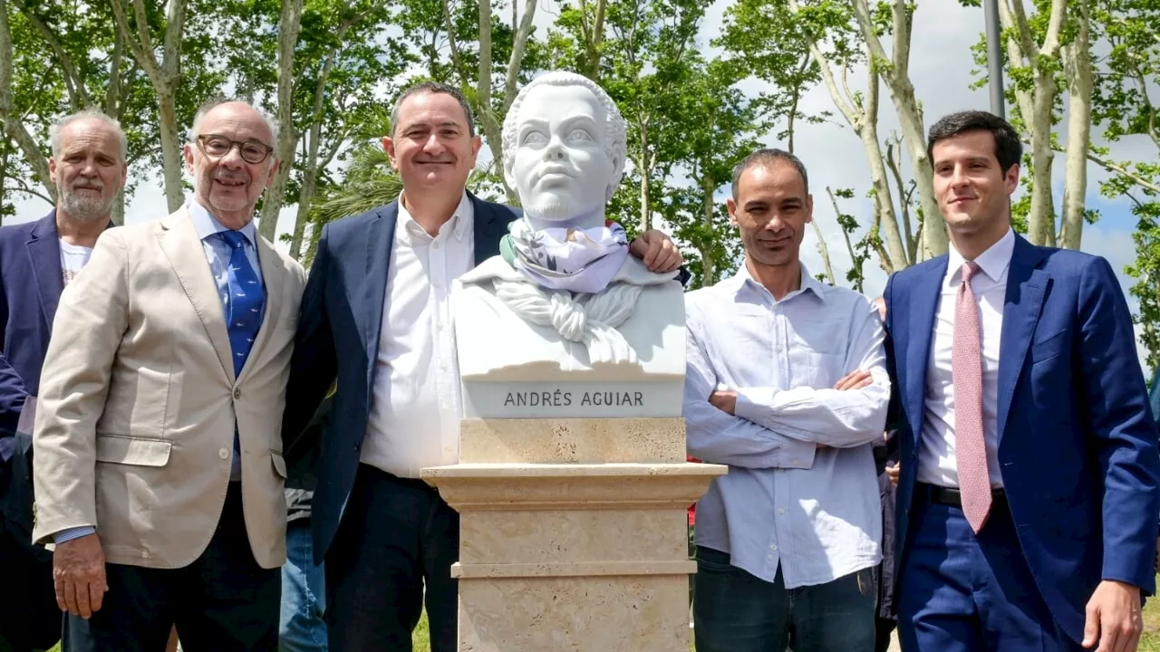 Al Gianicolo inaugurato il busto di Andrés Aguiar, il garibaldino dimenticato per il colore della pelle