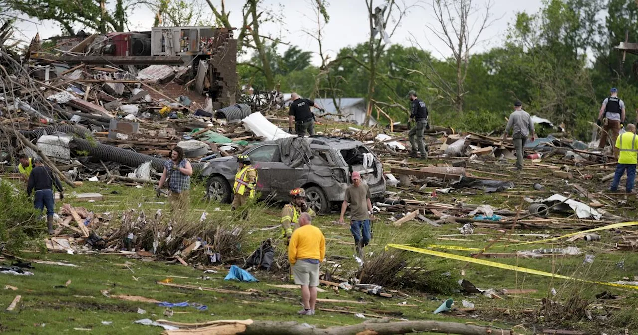 Tornado kills multiple people in Iowa as powerful storms again tear through Midwest