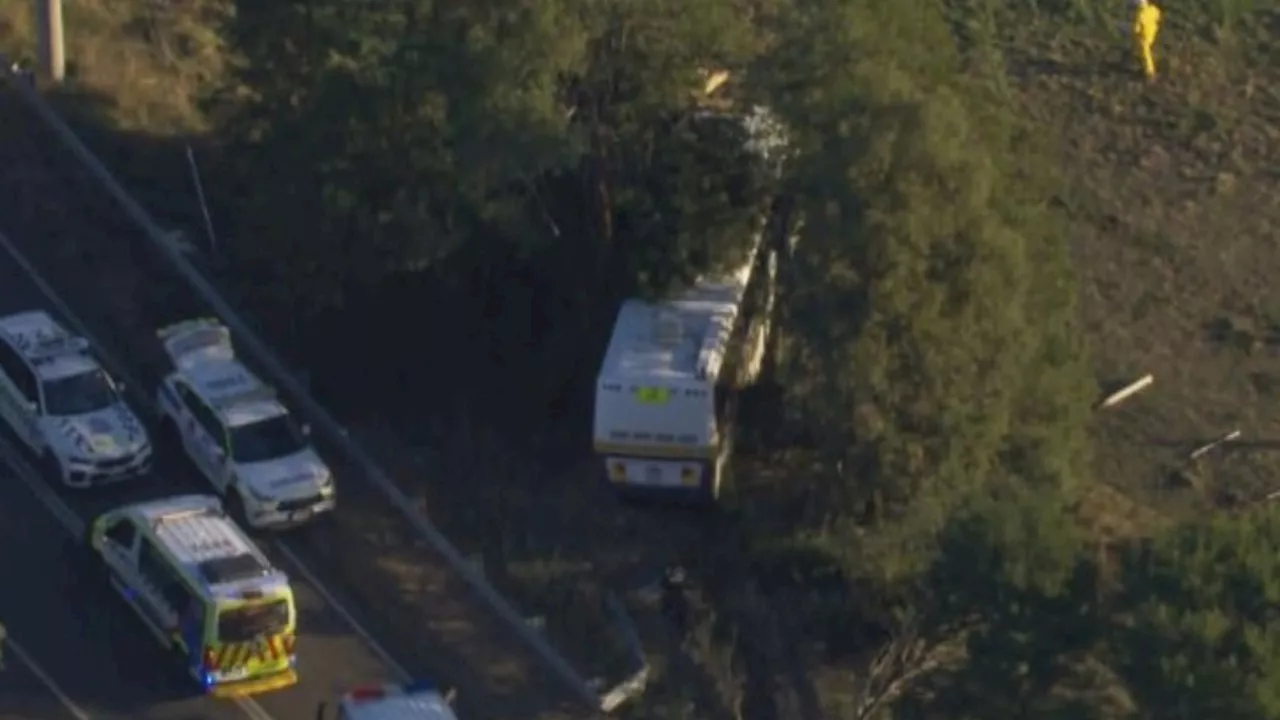 Tragedy as school bus driver dies after crash north of Melbourne