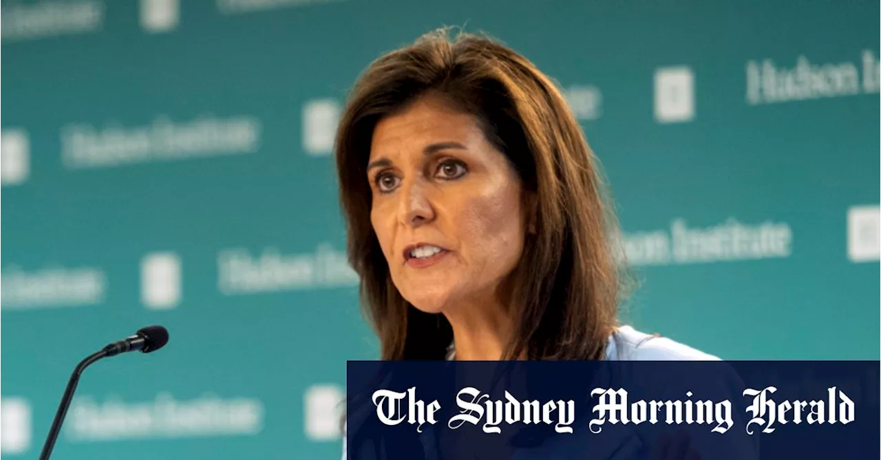 Trump not ‘perfect’ but Nikki Haley endorses him over Biden ‘catastrophe’