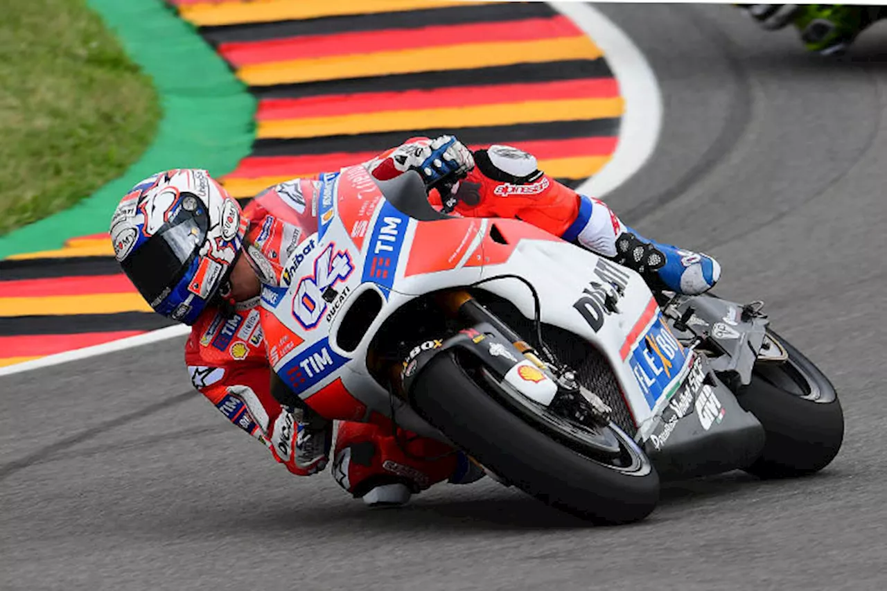 Sachsenring FP1: Andrea Dovizioso vorn