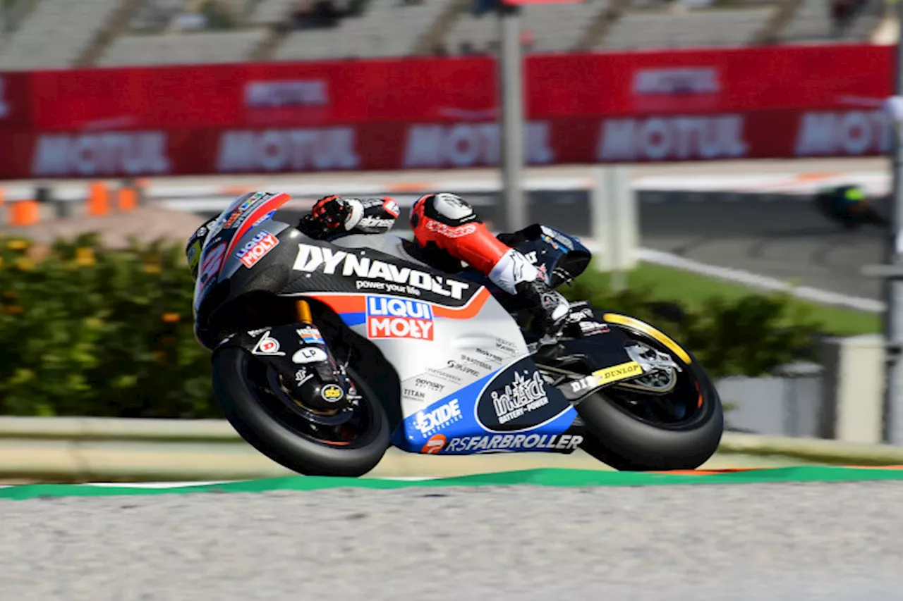 Valencia, FP1, Moto2: Manzi vor Binder, Lüthi auf P15