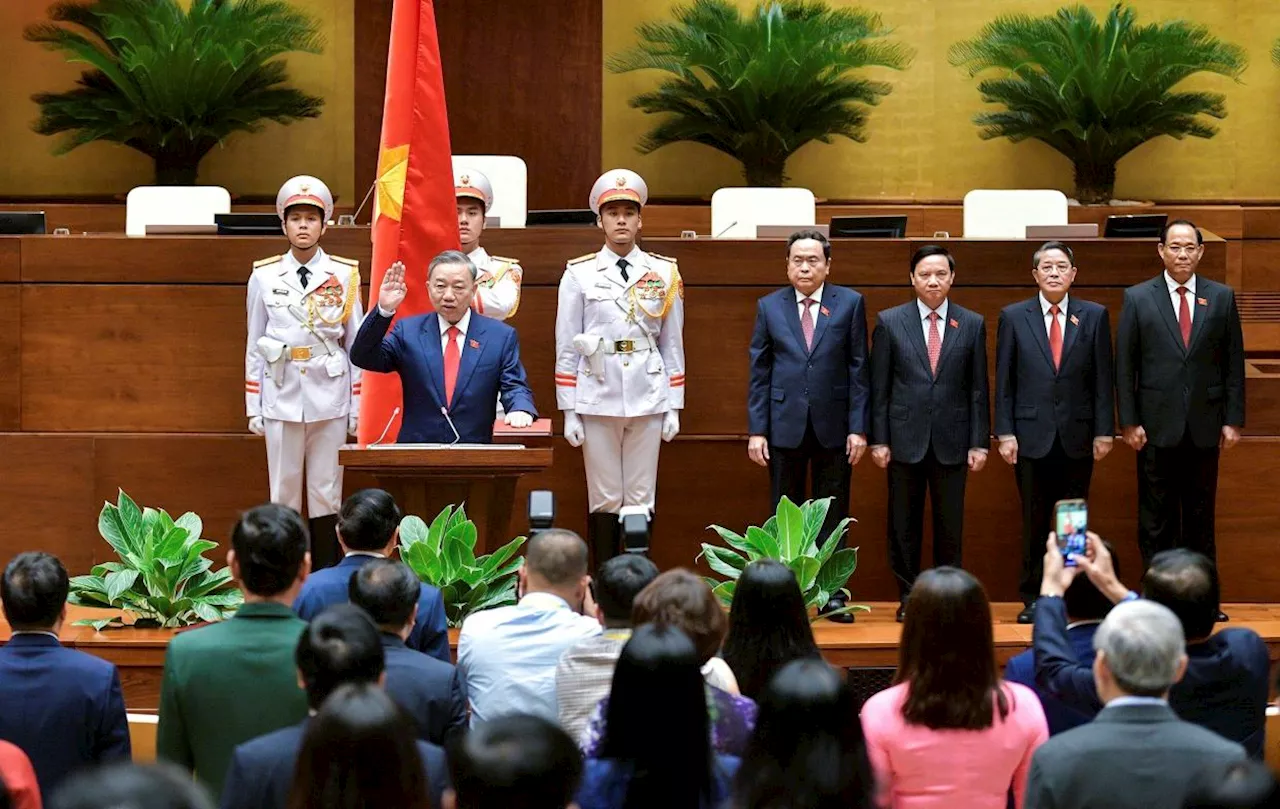 Top cop To Lam sworn in as Vietnam's new state president