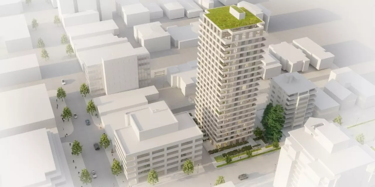 Reliance Proposing 21-Storey Rental Tower For Broadway Parking Lot