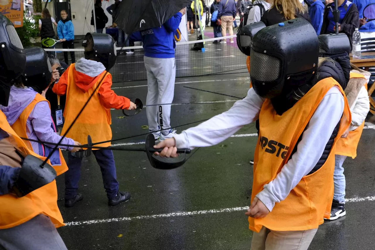 Au cœur des animations sportives, en attendant la flamme olympique à Périgueux